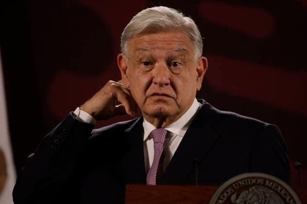 Outgoing MexicoÃ¢â‚¬â ¢s President, Andres Manuel Lopez Obrador, speaking about the fact that the reform of the Judiciary seeks to take power away from organized crime during a briefing conference at National Palace. Lopez Obrador announces that it will be his last press conference. Mexico City Mexico - ZUMAe321 20240614_zia_e321_007 Copyright: xLuisxBarronx