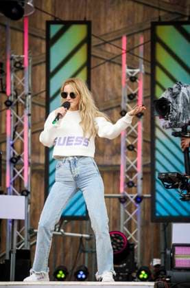 13.06.2024, Bad Kleinkircheim, AUT, Unterwegs in Kärnten, Reportage, Wenn die Musi Spielt 2024, im Bild Melissa Naschenweng,