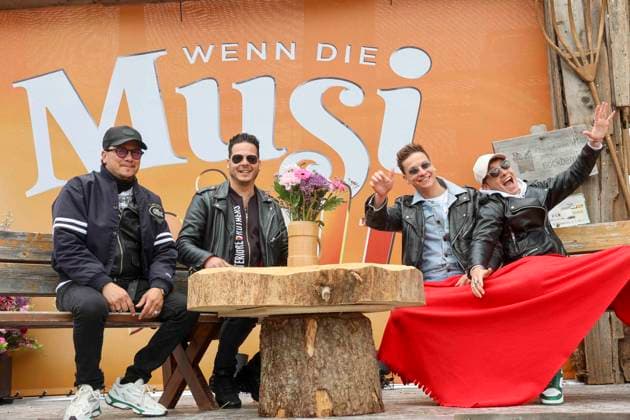 13.06.2024, Bad Kleinkircheim, AUT, Unterwegs in Kärnten, Reportage, Wenn die Musi Spielt 2024, im Bild Esteriore Brothers,
