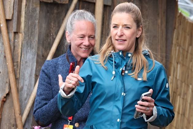 ORF Wenn die Musi spielt . Sängerin Stefanie Hertel während Proben zum Musik Open Air Wenn die Musi spielt am 14.06.2024 in Bad Kleinkirchheim. 20240615SBK0022