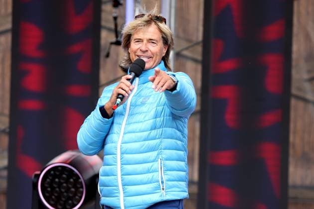 ORF Wenn die Musi spielt . Sänger Hansi Hinterseer während Proben zum Musik Open Air Wenn die Musi spielt am 14.06.2024 in Bad Kleinkirchheim. 20240615SBK0008