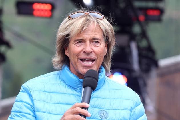 ORF Wenn die Musi spielt . Sänger Hansi Hinterseer während Proben zum Musik Open Air Wenn die Musi spielt am 14.06.2024 in Bad Kleinkirchheim. 20240615SBK0025