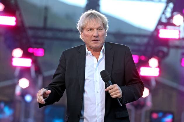 ORF Wenn die Musi spielt . Sänger Bernhard Brink während Proben zum Musik Open Air Wenn die Musi spielt am 14.06.2024 in Bad Kleinkirchheim. 20240615SBK0106