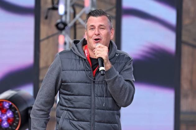 ORF Wenn die Musi spielt . Sänger Marc Pircher während Proben zum Musik Open Air Wenn die Musi spielt am 14.06.2024 in Bad Kleinkirchheim. 20240615SBK0066