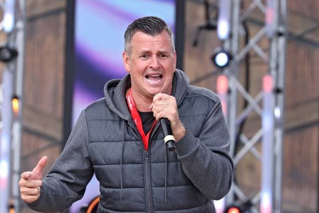 ORF Wenn die Musi spielt . Sänger Marc Pircher während Proben zum Musik Open Air Wenn die Musi spielt am 14.06.2024 in Bad Kleinkirchheim. 20240615SBK0067