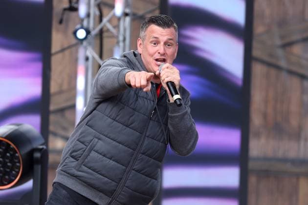 ORF Wenn die Musi spielt . Sänger Marc Pircher während Proben zum Musik Open Air Wenn die Musi spielt am 14.06.2024 in Bad Kleinkirchheim. 20240615SBK0068