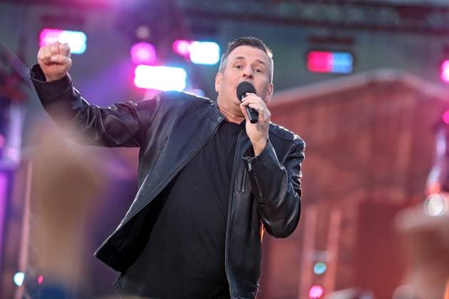 ORF Wenn die Musi spielt . Sänger Marc Pircher während Proben zum Musik Open Air Wenn die Musi spielt am 14.06.2024 in Bad Kleinkirchheim. 20240615SBK0108