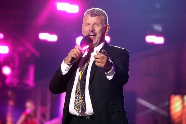 ORF Wenn die Musi spielt . Sänger Semino Rossi während Proben zum Musik Open Air Wenn die Musi spielt am 14.06.2024 in Bad Kleinkirchheim. 20240615SBK0198