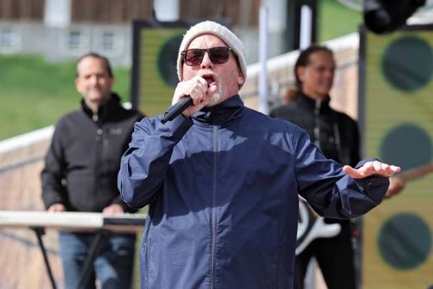 ORF Wenn die Musi spielt . DJ Ötzi während Proben zum Musik Open Air Wenn die Musi spielt am 14.06.2024 in Bad Kleinkirchheim. 20240615SBK0052