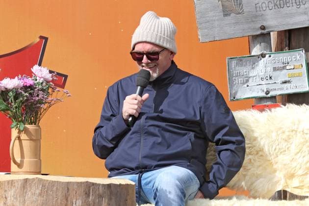 ORF Wenn die Musi spielt . DJ Ötzi während Proben zum Musik Open Air Wenn die Musi spielt am 14.06.2024 in Bad Kleinkirchheim. 20240615SBK0055