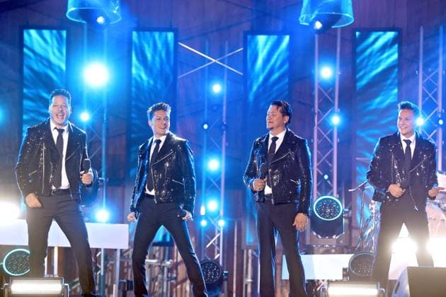 ORF Wenn die Musi spielt . Esteriore Brothers während Proben zum Musik Open Air Wenn die Musi spielt am 14.06.2024 in Bad Kleinkirchheim. 20240615SBK0175