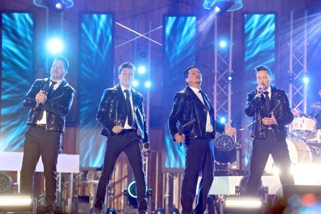 ORF Wenn die Musi spielt . Esteriore Brothers während Proben zum Musik Open Air Wenn die Musi spielt am 14.06.2024 in Bad Kleinkirchheim. 20240615SBK0178