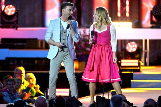 15.06.2024 - Bad Kleinkirchheim St. Oswald am Hoferriegel in Österreich (AUT) - Wenn die Musi spielt Open Air 2024 - Stefanie Hertel und Marco Ventre,