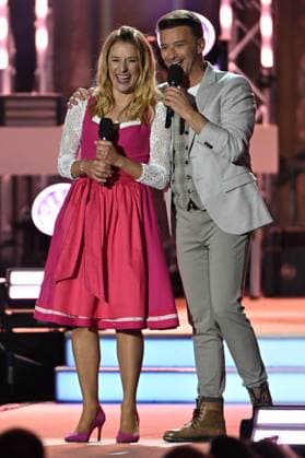 15.06.2024 - Bad Kleinkirchheim St. Oswald am Hoferriegel in Österreich (AUT) - Wenn die Musi spielt Open Air 2024 - Stefanie Hertel und Marco Ventre,