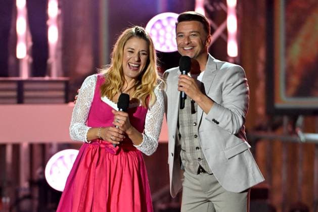 15.06.2024 - Bad Kleinkirchheim St. Oswald am Hoferriegel in Österreich (AUT) - Wenn die Musi spielt Open Air 2024 - Stefanie Hertel und Marco Ventre,