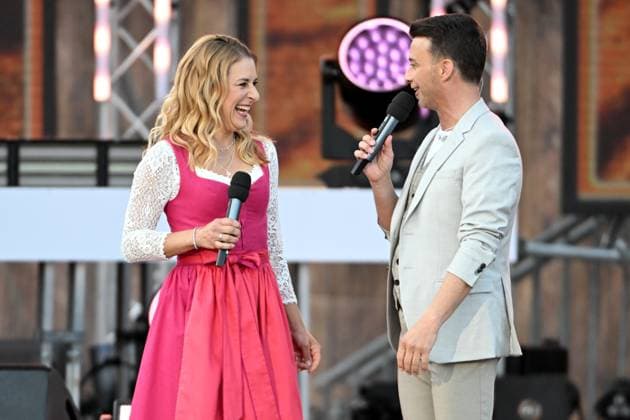 15.06.2024 - Bad Kleinkirchheim St. Oswald am Hoferriegel in Österreich (AUT) - Wenn die Musi spielt Open Air 2024 - Stefanie Hertel und Marco Ventre,