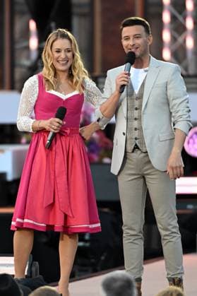 15.06.2024 - Bad Kleinkirchheim St. Oswald am Hoferriegel in Österreich (AUT) - Wenn die Musi spielt Open Air 2024 - Stefanie Hertel und Marco Ventre,