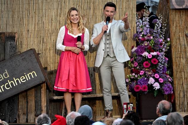 15.06.2024 - Bad Kleinkirchheim St. Oswald am Hoferriegel in Österreich (AUT) - Wenn die Musi spielt Open Air 2024 - Stefanie Hertel und Marco Ventre,