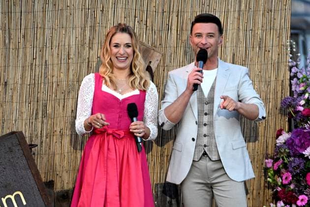15.06.2024 - Bad Kleinkirchheim St. Oswald am Hoferriegel in Österreich (AUT) - Wenn die Musi spielt Open Air 2024 - Stefanie Hertel und Marco Ventre,