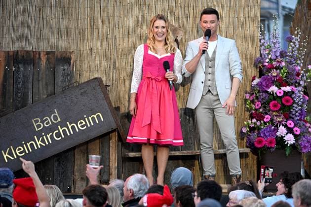 15.06.2024 - Bad Kleinkirchheim St. Oswald am Hoferriegel in Österreich (AUT) - Wenn die Musi spielt Open Air 2024 - Stefanie Hertel und Marco Ventre,