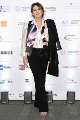 Elena Sofia Ricci bei der 14. Preisverleihung La Pellicola D™Oro 2024 im Ministerium für Unternehmen und Made in Italy. Rom, 15.06.2024