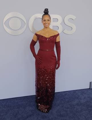 Alicia Keys arrives on the red carpet at The 77th Annual Tony Awards at David H. Koch Theater at Lincoln Center for the Performing Arts on Sunday, June 16, 2024 in New York City.  NYP20240616801 SERENAxXU-NING