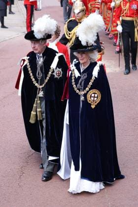 . 17 06 2024. Windsor , United Kingdom. King Charles III, Queen Camilla and other members of the UK Royal Family at the Garter Day service at Windsor Castle, United Kingdom.  xStephenxLockx xi-Imagesx IIM-25311-0002