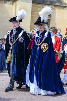 The Prince of Wales leaves after attending the annual Order of the Garter Service at St George s Chapel, Windsor Castle. Featuring: King Charles III, Queen Camilla Where: Windsor, United Kingdom When: 17 Jun 2024 Credit: Cover Images EDITORIAL USE ONLY. NOT FOR USE BY NEWSPAPERS BASED IN THE UK. Copyright: xx coverimg53858404