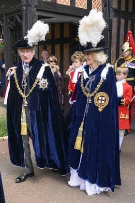 The Prince of Wales leaves after attending the annual Order of the Garter Service at St George s Chapel, Windsor Castle. Featuring: King Charles III, Queen Camilla Where: Windsor, United Kingdom When: 17 Jun 2024 Credit: Cover Images EDITORIAL USE ONLY. NOT FOR USE BY NEWSPAPERS BASED IN THE UK. Copyright: xx coverimg53858418