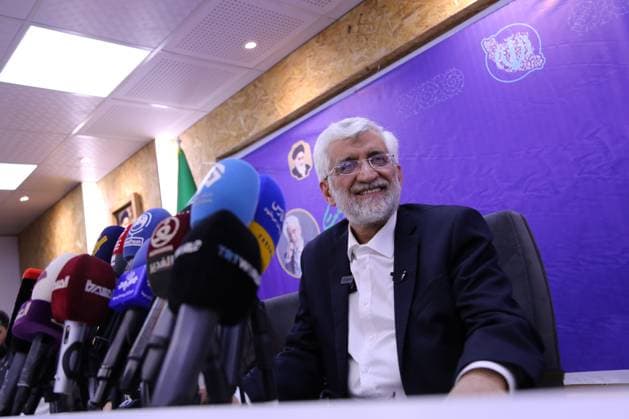 News Themen der Woche KW25 News Bilder des Tages June 18, 2024, Tehran, Iran: Iranian presidential candidate SAEED JALILI attends a meeting with members of the Iranian parliament as part of his election campaign in Tehran. Iran s Guardian Council approves Jalili and five others to run in the election following a helicopter crash that killed President Ebrahim Raisi and seven others. The election comes at a time of heightened tensions between Iran and the West over its arming of Russia in that country s war on Ukraine. Tehran Iran - ZUMAf146 20240618_zip_f146_027 Copyright: xRouzbehxFouladix