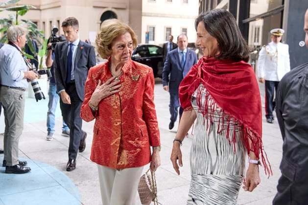 June 18, 2024, Madrid, Madrid, Spain: QUEEN Sofia of Spain attends the closing ceremony and concert of the 2023-2024 Academic year of the Queen Sofia Higher School of Music at the Reina Sofia museum Madrid Spain - ZUMAc260 20240618_zep_c260_039 Copyright: xMikexChicorrox