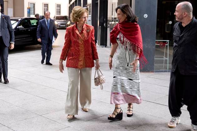 June 18, 2024, Madrid, Madrid, Spain: QUEEN Sofia of Spain attends the closing ceremony and concert of the 2023-2024 Academic year of the Queen Sofia Higher School of Music at the Reina Sofia museum Madrid Spain - ZUMAc260 20240618_zep_c260_045 Copyright: xMikexChicorrox