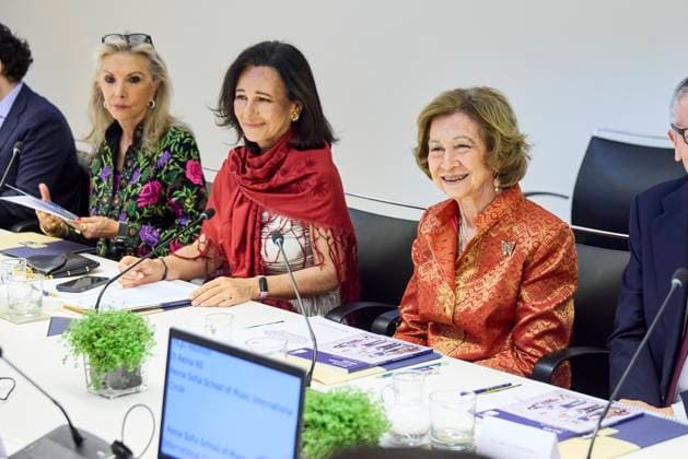 June 18, 2024, Madrid, Madrid, Spain: QUEEN Sofia of Spain attends the closing ceremony and concert of the 2023-2024 Academic year of the Queen Sofia Higher School of Music at the Reina Sofia museum Madrid Spain - ZUMAc260 20240618_zep_c260_051 Copyright: xMikexChicorrox