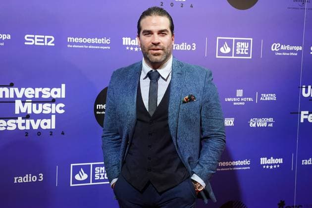 Alejandro Nones attends the photocall before the Kiki Morente concert in the Universal Music Festival. June 18, 2024. (2024061952)