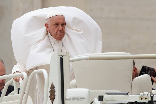 News Themen der Woche KW25 News Bilder des Tages June 19, 2024 - POPE FRANCIS during his weekly General Audience in St. Peter s Square at the Vatican City State EvandroInetti_via ZUMA Wire Vatican City State - ZUMAi15_ 20240619_zaf_i15_001 Copyright: xEvandroxInettix