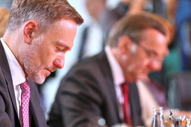 Berlin, Deutschland, 19.06.2024: Bundeskanzleramt: 105. Kabinettssitzung: Christian Lindner und Boris Pistorius Copyright: xdtsxNachrichtenagenturx dts_40749