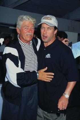 KATHY HUTCHINS HUTCHINS.6 23 97 APLA GOLF TOURNAMENT .SEYMOUR CASSEL & STEPHEN BALDWIN EDITORIAL USE ONLY Copyright: xx x khphotos265906