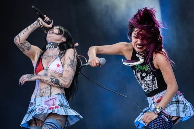 Bilder des Jahres 2024, Entertainment 06 Juni Entertainment Themen der Woche KW25 Entertainment Bilder des Tages DeathByRomy opens Hades at Copenhell Thursday, June 20, 2024.. (Photo: Helle Arensbak Ritzau Scanpix) , Refshale Island Denmark *** DeathByRomy opens Hades at Copenhell Thursday, June 20, 2024 Photo Helle Arensbak Ritzau Scanpix , Refshale Island Denmark  Copyright: HellexArensbak HellexArensbakx spdk20240620-142052-L