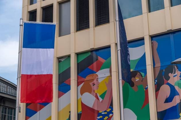 Ankunft der französischen Nationalmannschaft am Hyperion Hotel in Leipzig. Morgen wird die L equipe tricolore gegen Holland spielen. Nationaltrainer ist Didier Dechamps Ankunft Frankreich