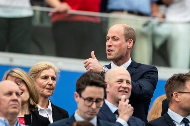 UEFA EURO 2024: Dänemark - England; 20.06.2024 Prince William Arthur Philip Louis, Prince of Wales UEFA EURO 2024: Dänemark - England; Frankfurt Arena, Frankfurt am Main; 20.06.2024 Frankfurt am Main Frankfurt Arena Hessen Deutschland Copyright: xBEAUTIFULxSPORTS Buriakovx