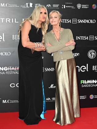 Santa Margherita di Pula, Cagliari, 7th edition of the Filming Italy Sardinia Festival, Red Carpet awards ceremony in the early evening. In the photo: Bo Derek, Tiziana Rocca  Copyright: xx xMangiarotti DxAvanzox IPA_Agency_IPA47324824