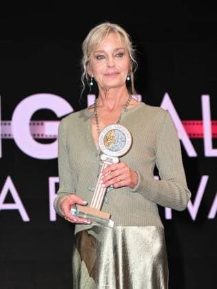 Santa Margherita di Pula, Cagliari, 7th edition of the Filming Italy Sardinia Festival, Red Carpet awards ceremony in the early evening. Santa Margherita di Pula, Cagliari, 7th edition of the Filming Italy Sardinia Festival, Red Carpet awards ceremony in the early evening. Pictured: Bo Derek Cagliari Italy  Copyright: xIPA ABACAx