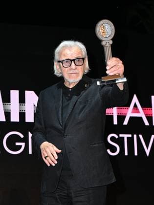 Santa Margherita di Pula, Cagliari, 7th edition of the Filming Italy Sardinia Festival, Red Carpet awards ceremony in the early evening. Santa Margherita di Pula, Cagliari, 7th edition of the Filming Italy Sardinia Festival, Red Carpet awards ceremony in the early evening. In the photo: Harvey Keitel Cagliari Italy  Copyright: xIPA ABACAx