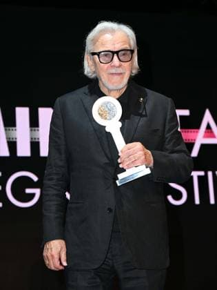 Cagliari: Santa Margherita di Pula, Cagliari, 7th edition of the Filming Italy Sardinia Festival, Red Carpet awards ceremony in the early evening. In the photo: Harvey Keitel Cagliari  - ZUMAp169 20240621_zea_p169_266 Copyright: xIPAx