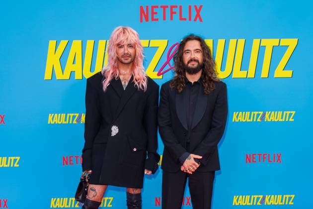 Entertainment Themen der Woche KW25 Entertainment Bilder des Tages Netflix Premiere - Kaulitz & Kaulitz Bill Kaulitz und Tom Kaulitz bei der Netflix Serien Premiere zu Kaulitz & Kaulitz im Delphi-Filmpalast am 21.06.2024 in Berlin. *** Netflix Premiere Kaulitz Kaulitz Bill Kaulitz and Tom Kaulitz at the Netflix series premiere of Kaulitz Kaulitz at the Delphi Filmpalast on 21 06 2024 in Berlin Copyright: xEventpressxKochanx