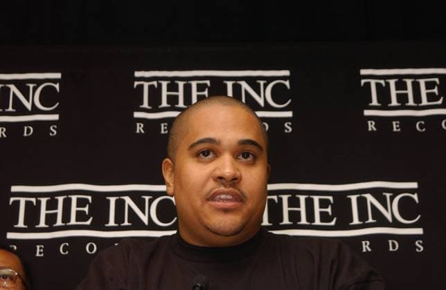 INC RECORDS NAME CHANGE PRESS CONFERENCE NY IRV GOTTI AT THE PRESS CONFERENCE ANNOUNCING A NAME CHANGE FROM THE FORMER MURDER INC RECORDS TO THE CURRENT INC RECORDS . RIHGA ROYAL HOTEL DECEMBER 3 2003 NEW YORK CITY. PICTURES DENNIS VAN TINE,  Copyright: xDennisxVanxTinex xAvalonx 0549012607