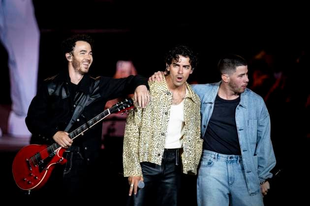 Entertainment Themen der Woche KW25 Jonas Brothers At Rock In Rio Lisbon 2024 The Jonas Brothers are performing on stage at Rock In Rio Lisbon, in Lisbon, Portugal, on June 22, 2024. Rock in Rio is back in Portugal for two weekends, June 15, 16 and 22 and June 23. Lisbon Portugal  Copyright: xNunoxCruzx originalFilename: cruz-jonasbro240622_npx4V.jpg
