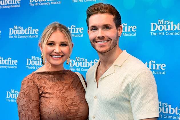 Amy Hart attends the 1st Nanniversary performance of Mrs. Doubtfire: The Musical at The Shaftesbury Theatre in London. JUNE 20th 2024  SLIx24214