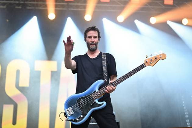 Entertainment Themen der Woche KW26 Zagreb, Croatia, 250624. American actor Keanu Reeves performs with band Dogstar at the second day of the INmusic festival at Jarun lake. Photo: Vanesa Pandzic CROPIX Zagreb Croatia Copyright: xxVanesaxPandzicx xCROPIXx dogstar_inmusic14-250624