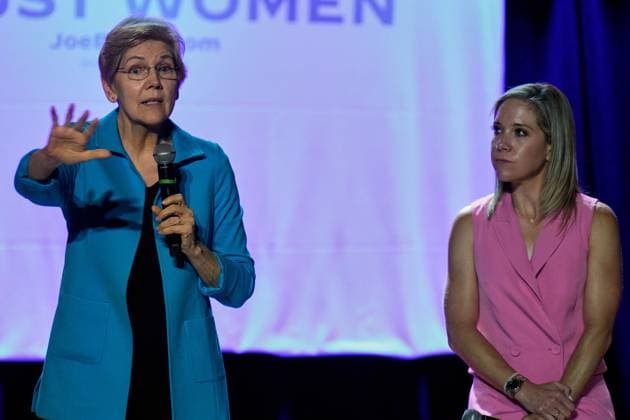June 24, 2024, Madison, Wisconsin, USA: The reason we lost Roe v. Wade was Trump, U.S. Sen. ELIZABETH WARREN (D-Mass.) told a crowd of 300 in Madison, Wis. on Monday night. Warren was in Madison stumping for President Biden s reelection on the second anniversary of the release of the U.S. Supreme Court decision Dobbs v. Jackson Women s Health Organization. In Dobbs, the Supreme Court ended abortion rights under the federal constitution. Appearing with Warren (left) was reproductive rights advocated AMANDA ZURAWSKI (right). Wisconsin is one of a handful of states expected to decide the 2024 election. Biden won Wisconsin by just 20,000 votes in 2020. Madison USA - ZUMAb262 20240624_znp_b262_002 Copyright: xJeffxM.xBrownx